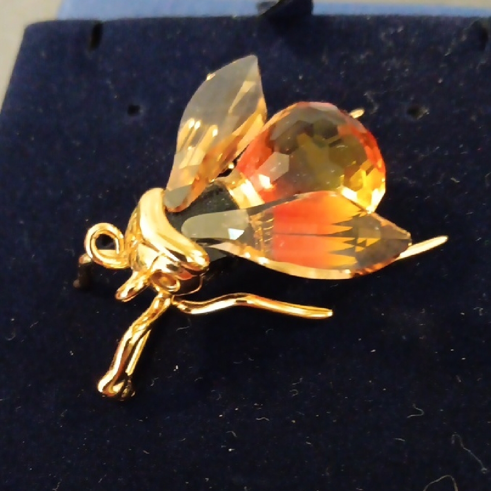 Daniel Swarovski Crystal Paradise Alipur Bumblebee Brooch